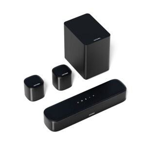 ULTIMEA 5.1ch 사운드 바서브우퍼 포함 TV용 홈 시어터 가상 서라운드 시스템 앱 제어 바 스피커 2개 옵트 /AUX 피크 파워 250W 아우라 A30