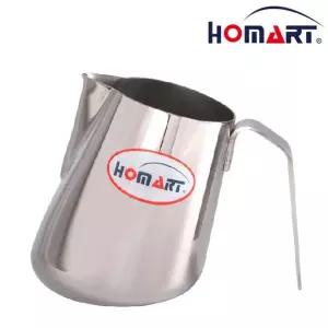 이탈리안 스팀피쳐 0.6L 스텐 커피 카페 코팅 실버 고급 도구 우유