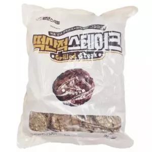 VDF 맘모스 떡산적 스테이크 2Kg고기적 간편조리적 적반찬 구이