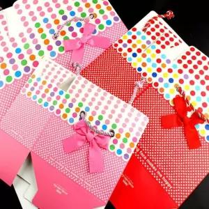 스위티 랜덤 선물 손잡이 종이상자 x5개백 봉투 어린이집쇼핑백 포장가방 종이백 용가방