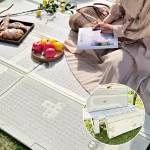 [보리별] 쿠션감 있는 피크닉매트 푹신한 깔개 방수 휴대용 야외 매트 두꺼운 접이식 돗자리