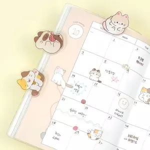 냥냥 랜덤 아크릴 집게-30EA문구 팬시 꾸미기 소품 캐릭터