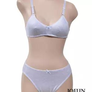 은은한 매쉬도트 주니어 2단계 A컵 브라팬티세학생속옷 브래지어 셋트 A셋