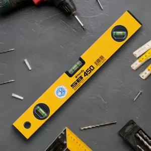 SB 수평기 450 경사 자동차 수평계 물 대수준기 미니계 경사계 자석계 소형계 측정 수평대 수평자