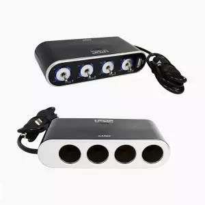 카렉스 아이팝 스위치 USB 4구소켓 멀티소캣 시가잭차량용거 고속충전 충전거 충전기 용거 용가 거잭 가잭