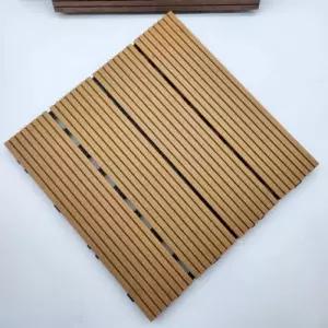 우드st 조립식 베란다 바닥 데크타일 브라운