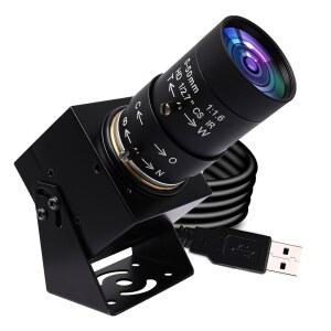 망원 5-50MM 렌즈가 장착된 SVPRO 1080P USB 웹캠 WINDOWS / MAC LINUX ANDROID용 풀 HD 컴퓨터 카메라 100FPS 60FPS 30FPS