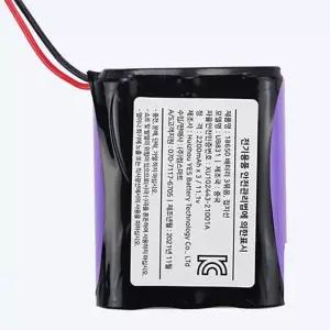 충전지 3묶음 직렬연결 리튬이온배터리 접지선 2200MAH X 3 111V 18650