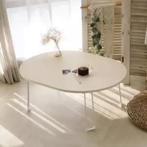 국산 PET 타원형 접이식 소파 거실 테이블 800 좌식 좌탁 간이 밥상