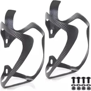 씽크탑 2팩 초경량 풀 카본 파이버 자전거 음료 물병 케이지 홀더 브래킷 로드 바이크 MTB 사이클링용