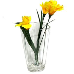 칼디어 유리 화병 크로바형 (대) 인테리어 화분 꽃병 로버 투명 소품 예쁜 이쁜 유리병