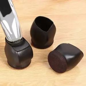 바퀴 의자 커버발커버 발캡 받침 다리 체어슈즈 사무용 바닥긁힘방지 미끄럼 소음 층간소음