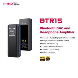 FiiO 블루투스 5.1 헤드폰 앰프, BTR15, DSD256 리시버, LDAC, aptX 적응형, 3.5mm,