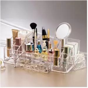 국산 화장품소품 정리함(825) 대대 아크릴 메이크업선반 진열 진열대