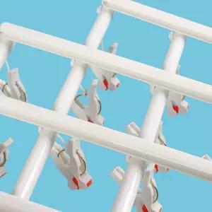 자바라 속옷건조대 접이식 14p 빨래집게양말걸이 미니 모빌형 집게형 세탁용품