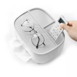 데스크탑 정리 티슈케이스 오피스 냅킨홀더 수납형인테리어소품 거실휴지 감성태슈커버 다용도보관함 책상