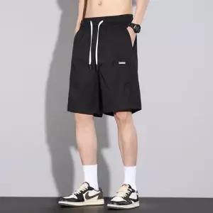 팬츠 여친 여름 캐주얼 러블리 티 프린트 쿨링 슬림 라이셀 스포츠 부 반 허리 밴딩 다올2