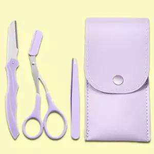 집게 눈썹 족 빗 눈썹칼 가위 세트 정리 3종 숱정리 다듬기 정리기 제모 면도기 수정 용품 미용