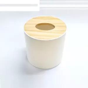 감성 원목 원형 각티슈 케이스휴지 우드각 화장지 우드함 인테리어소품 각커버 티슈함 북유럽 휴지함 모던