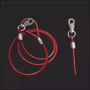 국산 코팅 와야 와이어 8파이 1.7m 애견 리드줄체인 대형견 견줄 강아지산책용품 개줄 리드 강아지 산책