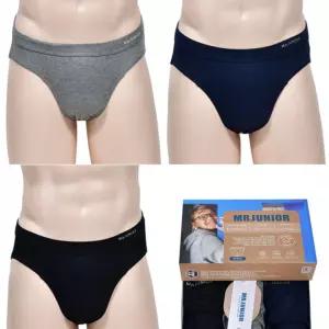 부드럽고보송한 순면스판 엠알주니어 브리프 3매 팬티남쥬니어 학생 학생삼각 청소년삼각 디자인 삼각