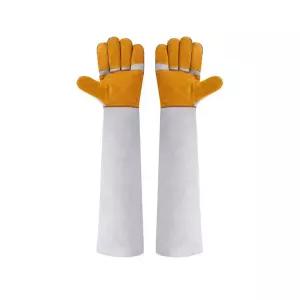 애견 물림방지 장갑 좌우세트 60cm 손보호 안전 훈련 개훈 용접 강아지소 교육 행동 짖음 개사 훈사 원예