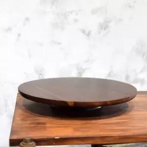 원목 회전 화분받침대 꽃꽂이 돌림판 33cm디자인 원예용품 가드닝 홈닝 식물키우기 심플 받침 인테리어