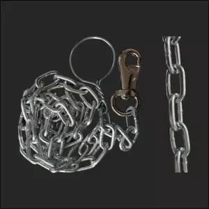 국산 체인 개줄 6mm 시골 진돗개 대형 반려 애견 목초크 쇠목 개목 리드 동물 견목 형목