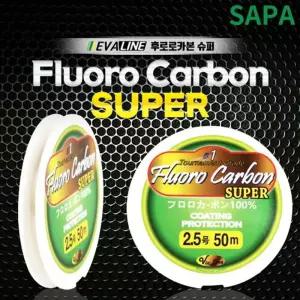 싸파 EVA LINE 후로로 카본 SUPER 낚시줄 50m 1호라인 채비 소품 바다채비 목라인 낚시 목줄 낚싯