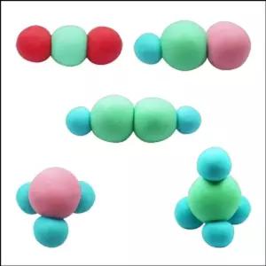 뉴 오물조물비누 분자모형 5종(3인 세트)초등교구 학생 학습 용만들기 만들기완구 만들기 만들기재료 과학