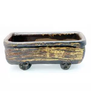 신 여물통 중 도자기 화분 - 다육분 옹기 핸드메이드집 예쁜 식물 선물 장식 디자인 꾸미기 정원 인테리어