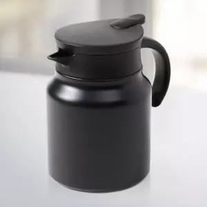 티웨어 이중진공 보온주전자(900ml) (무광블랙)냉 포트 티폿 워터저그 가정용 용냉 차망 온도표시 보냉