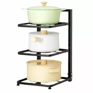 접시 그릇 냄비 정리대 수납 싱크대후라이팬수납 프라이팬 거치대 라이펜 보관 하부장