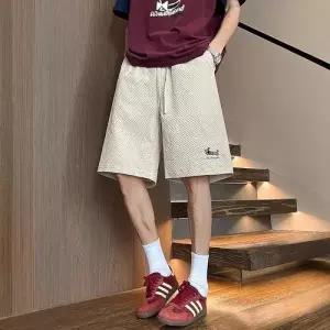 남친 바지 하계 속건 반바지 학생 하의 쿨링 트레이닝 일자 유행각 5부 OOTD2