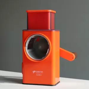 가정용 안전한 드럼타입 슬라이서 채칼 오렌지당근 레몬 회전 쉬운 채소 분쇄 강판 스테인레스스틸 스텐 수