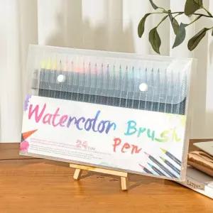 수채화 브러쉬 펜아트 손글시 러쉬 색붓 캘리 캘리그라피