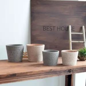 이탈리아 명품 러스틱.미니실린더 CM14 14x12cm식물화분 꽃화분 키우기 인테리어 실내 취미생활 실내용 정