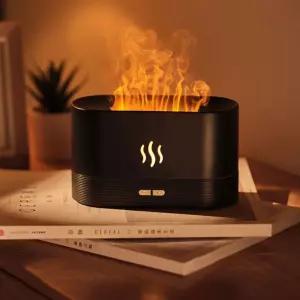 불멍 가습기 YT-KC01BK 초음파 환절기 모닥불 벽난로