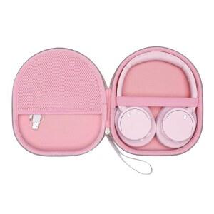 소니 WH-CH720N /WH-CH520과 호환되는 XANAD 하드 케이스 ULT WARE / WHCH710N WH-CH510 노이즈 캔슬링 헤드폰 핑크