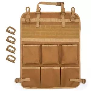 차량용 캠핑 시트포켓 수납 용품 C92 브라운백 백시트 수납백 백포켓 자동차