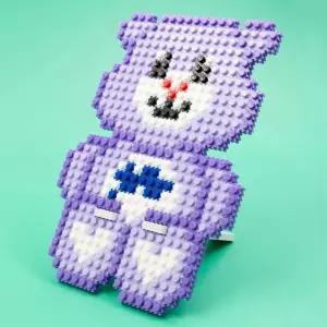 (CL) 디폼블럭 8mm 곰돌이거치대 패키지 (T08)