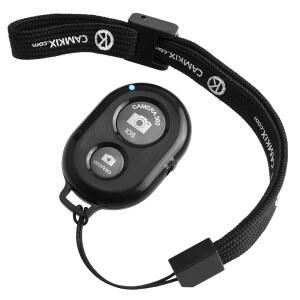 스마트폰용 CAMKIX 무선 블루투스 카메라 셔터 리모컨 클리커 - 놀라운 사진과 셀카 만들기 / 손목 스트랩 포함 모든 IOS 및 ANDROID 장치와 호환됩니다