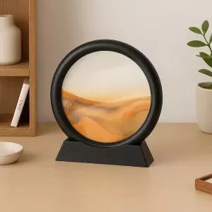 슬로우 모래멍 샌드 아트 액자 감성 오브제 움직이는모래액자 움직이는멍 그림 인테리어 시계