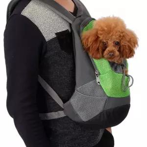 애견 앞 가방 고양이 산책 백팩 그린 이동장강아지 외출 이동장 반려동물 차량 용품 캥거루