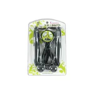 아이워너 2in1 디지털 줄넘기 블랙카운트 카운터 헬스 카운팅 운동 넘기줄 전자 운동용