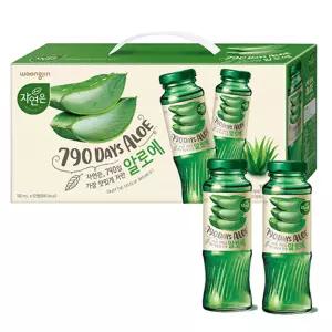 웅진 자연은 알로에 주스 180ml 12병음료수세트 종합 선물
