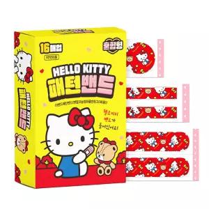 헬로키티 패턴 밴드(혼합형)-20EA아동 유아 반창고 더밴드 키즈 캐릭터 표준형