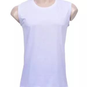 제임스딘 순면 백색 더블 실켓 남성 머슬 런닝 남자 민소매