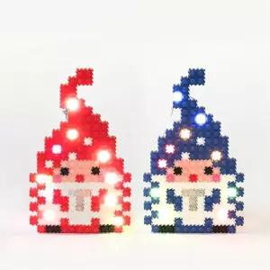 (CL) 8mm 디폼블럭 크리스마스 산타 요정 LED 패키지