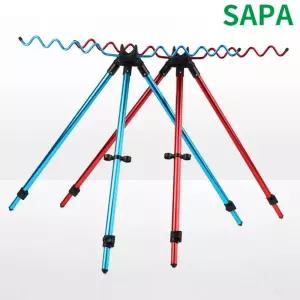 싸파 알루미늄 릴9조 2단 삼각 받침대 블루거치삼각대 낚시대 낚싯대대 9조2단 대대